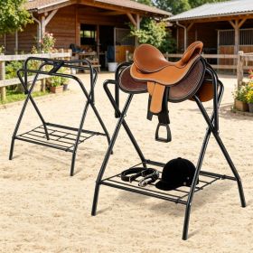 Folding Saddle Rack with Foldable for Garage (title: default title)